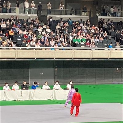 ２０２３年「第４０回武術太極拳選手権大会」 おかげさまで今年も出場することが出来、５位入賞出来ました。